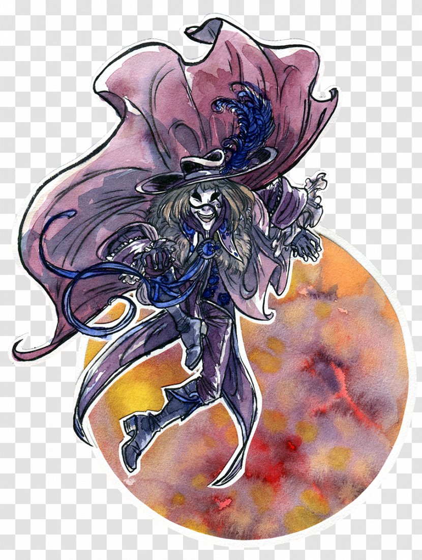 Illustration Flower Purple Legendary Creature - Fictional Character - Lottery Prize Transparent PNG