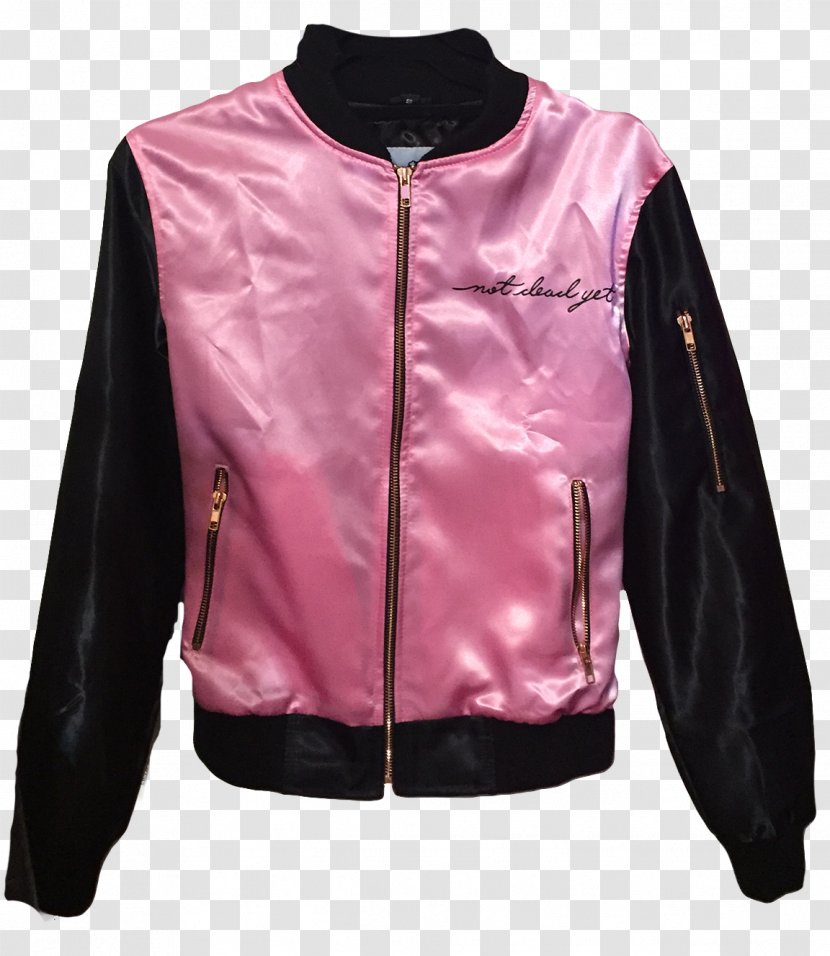 Leather Jacket BANG Flight Clothing - Sleeve Transparent PNG