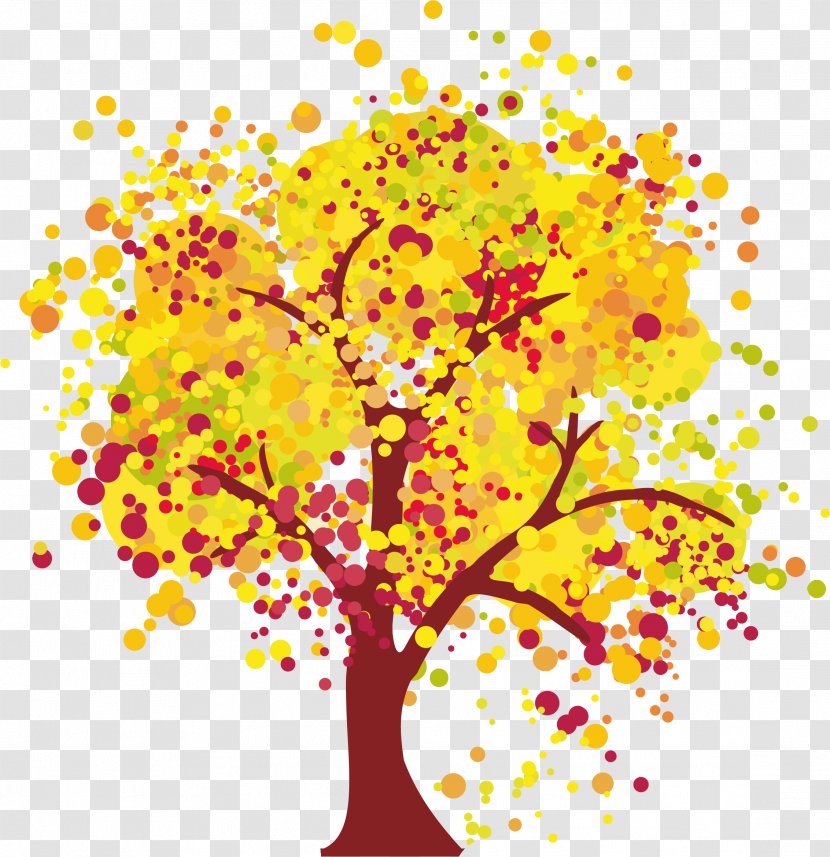 Guidance To Sense Of Well-Being Amazon.com Book Drawing Stock Photography - Floral Design - Autumn Tree Transparent PNG