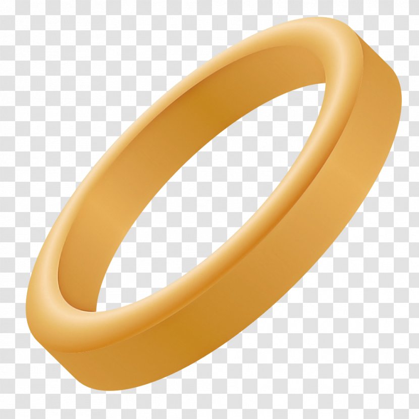 Yellow Bangle Fashion Accessory Jewellery Ring Transparent PNG