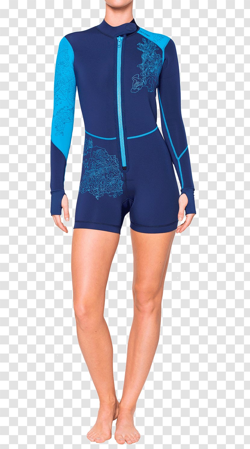 Wetsuit Shoulder Electric Blue - Neck Transparent PNG