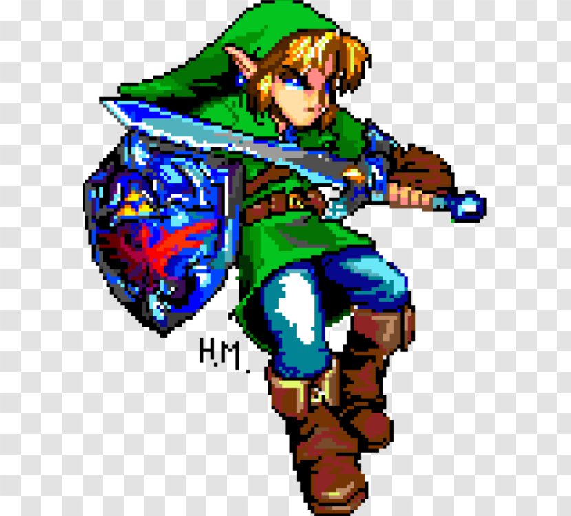 Link Pixel Art Sprite - Legend Of Zelda Transparent PNG