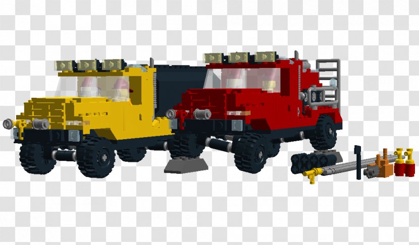 Lego Minifigure Motor Vehicle Truck City - Yellow Belldog Transparent PNG