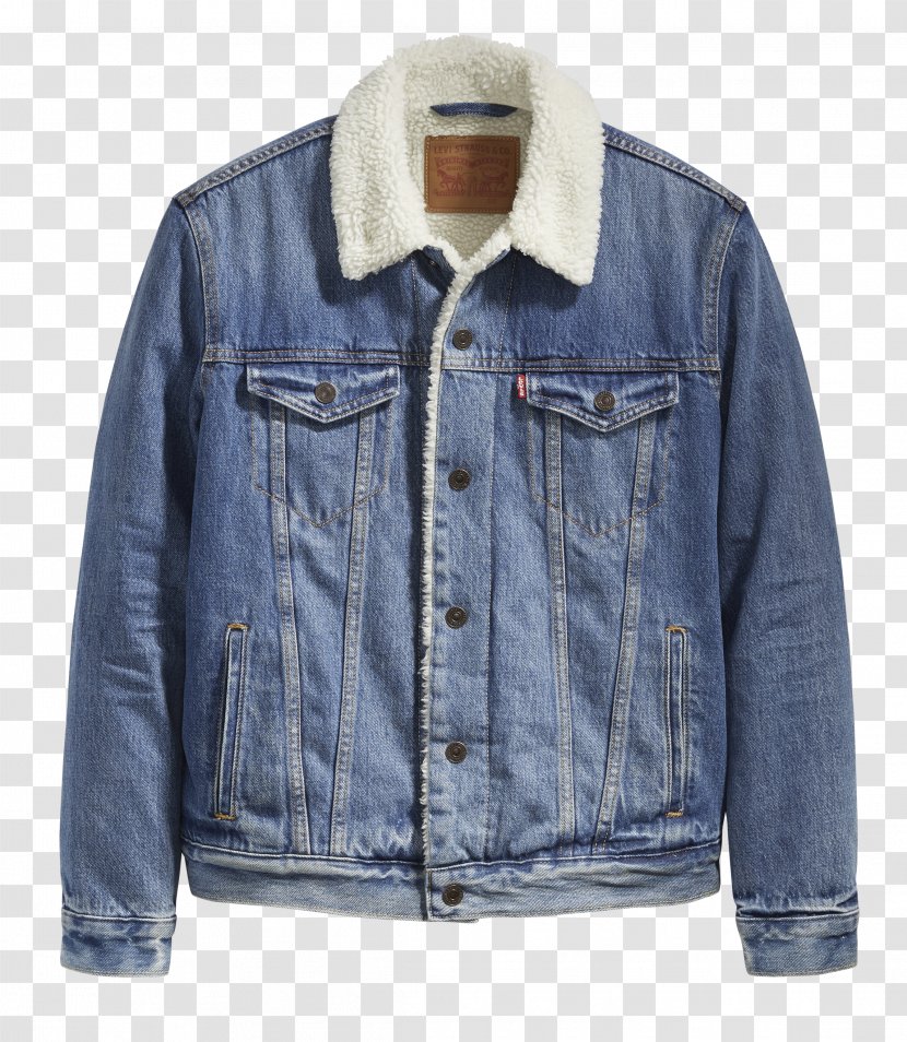 Jean Jacket Levi Strauss & Co. Levi's Type 3 Sherpa Trucker Denim - Clothing - Levis Transparent PNG