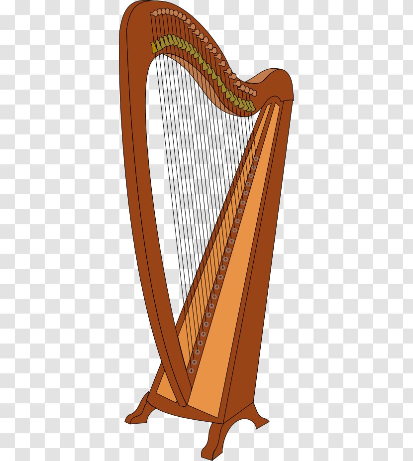 Celtic Harp Musical Instruments - Tree Transparent PNG