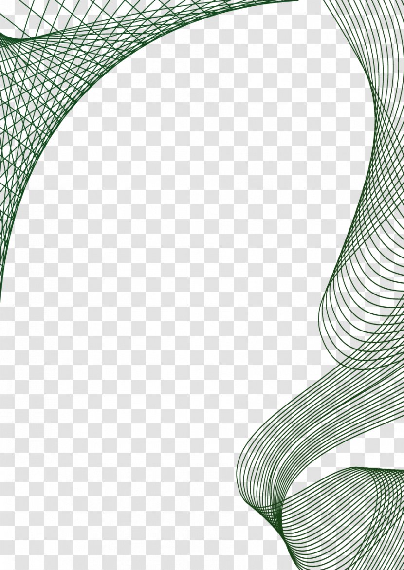 Line Euclidean Vector - Cover Art - Hand-drawn Border Transparent PNG