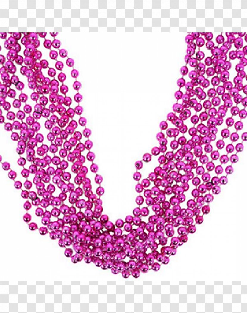Necklace Gender Reveal Beadwork Baby Shower - Pink Transparent PNG
