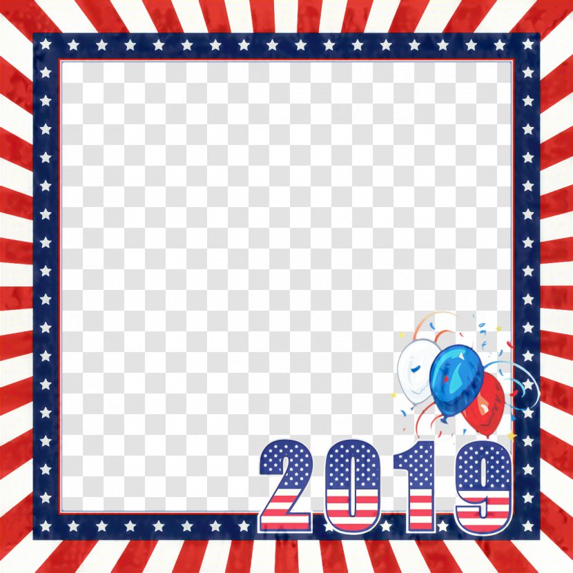 Fourth Of July Background - Art Museum - Rectangle Picture Frame Transparent PNG