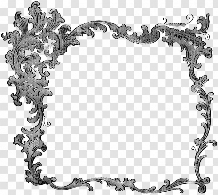 Picture Frames White Pattern - Fairytale Frame Transparent PNG