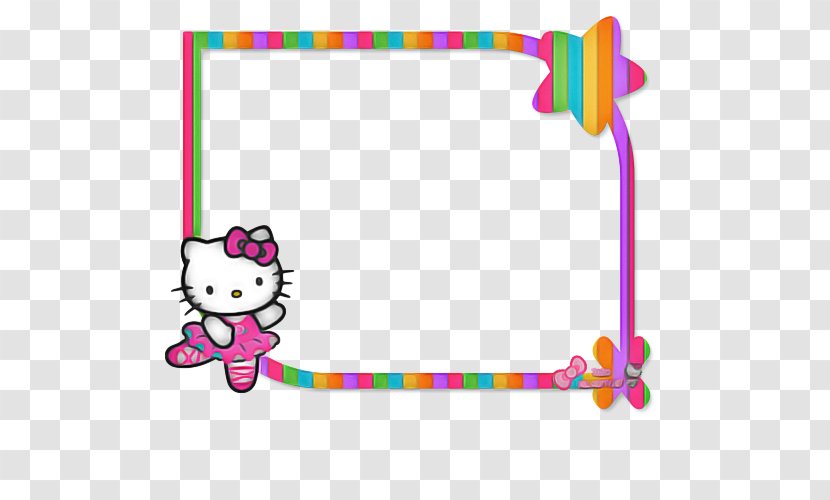 Hello Kitty Pink - Sanrio - Picture Frame Painting Transparent PNG