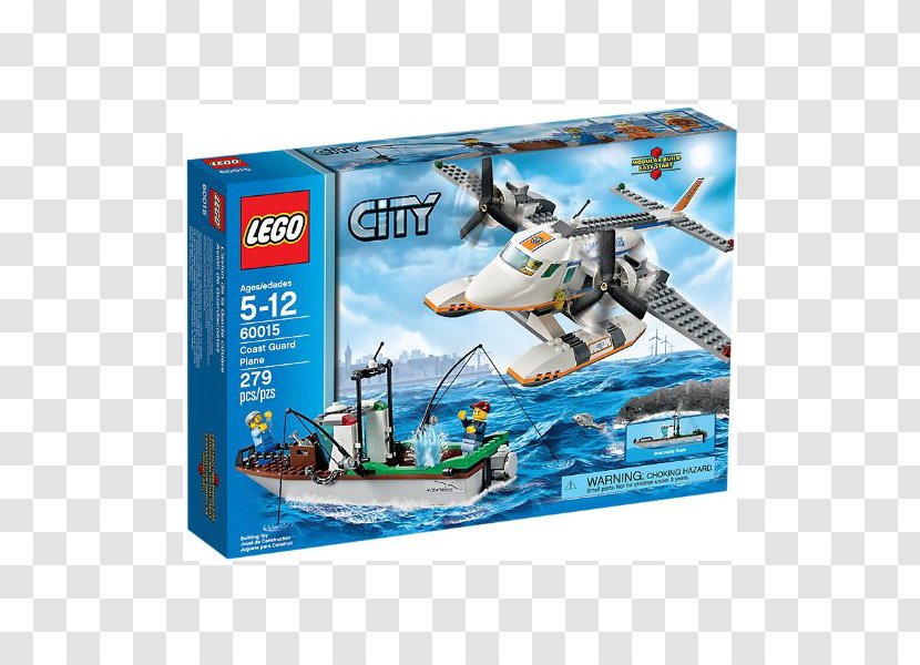 LEGO City 60013 - Lego Minifigure - Coast Guard Helicopter Brickworld 60167 Head QuartersToy Transparent PNG