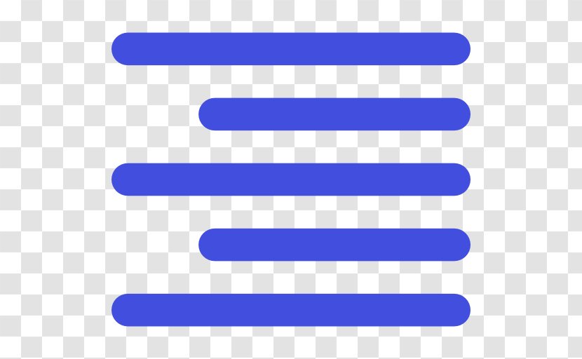 Text Typographic Alignment Font - Electric Blue - Symbol Transparent PNG