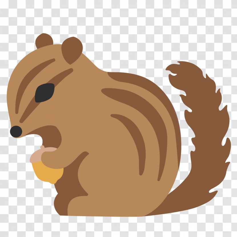 Emoji Chipmunk Whiskers Squirrel WhatsApp - Organism Transparent PNG
