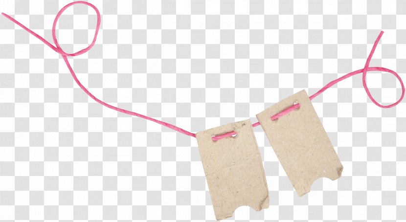 Rope - Pink - Pretty Creative Tag Transparent PNG