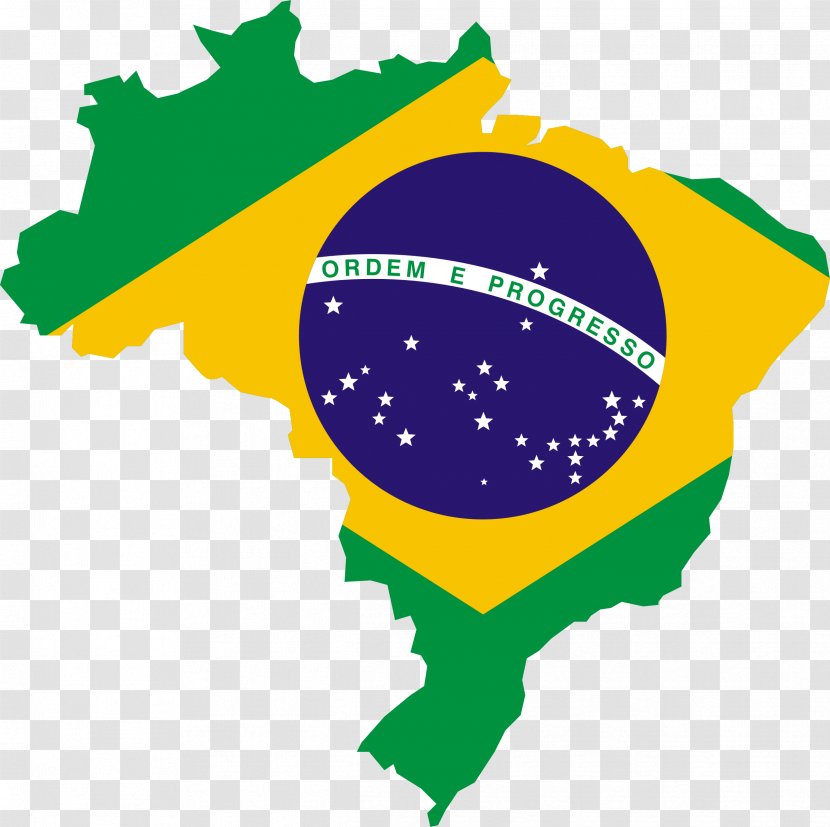 Flag Of Brazil Map National Transparent PNG