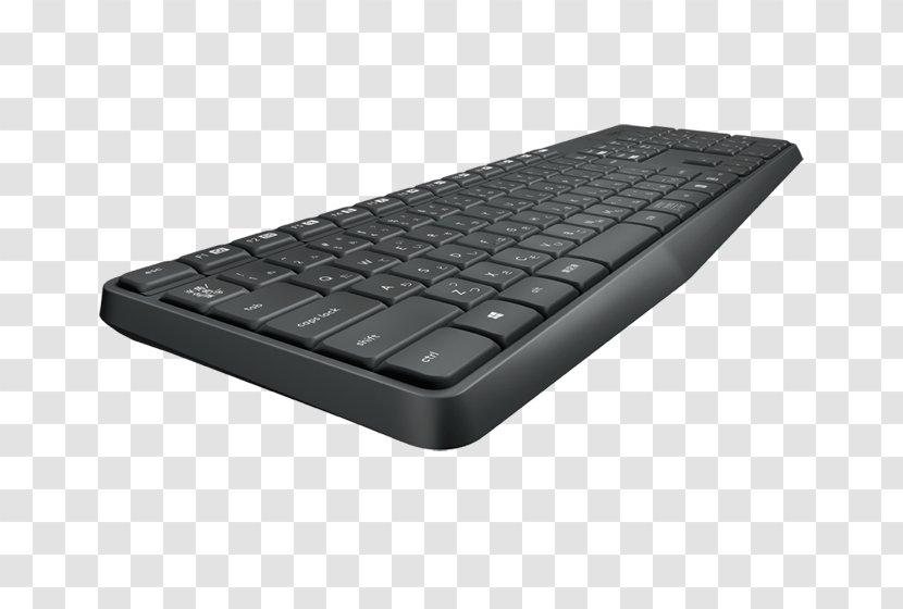 Computer Keyboard Mouse Wireless Logitech - Typing Transparent PNG