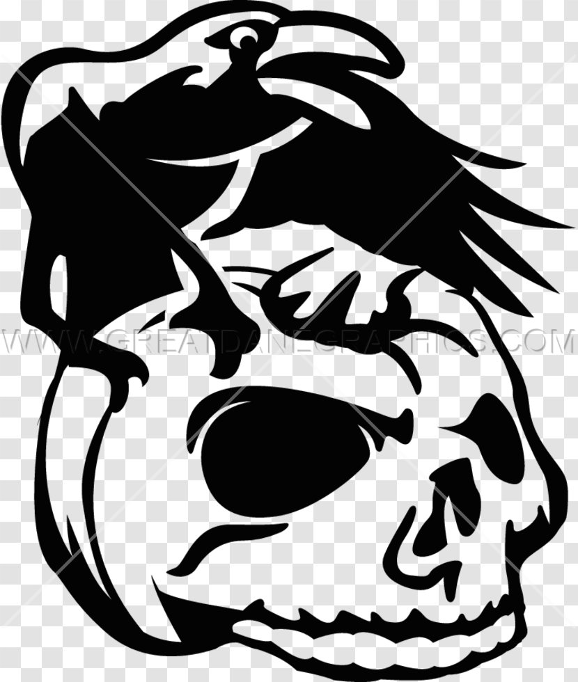 Skulls Unlimited International Drawing Art Clip - Visual Arts - Skull Crow Transparent PNG