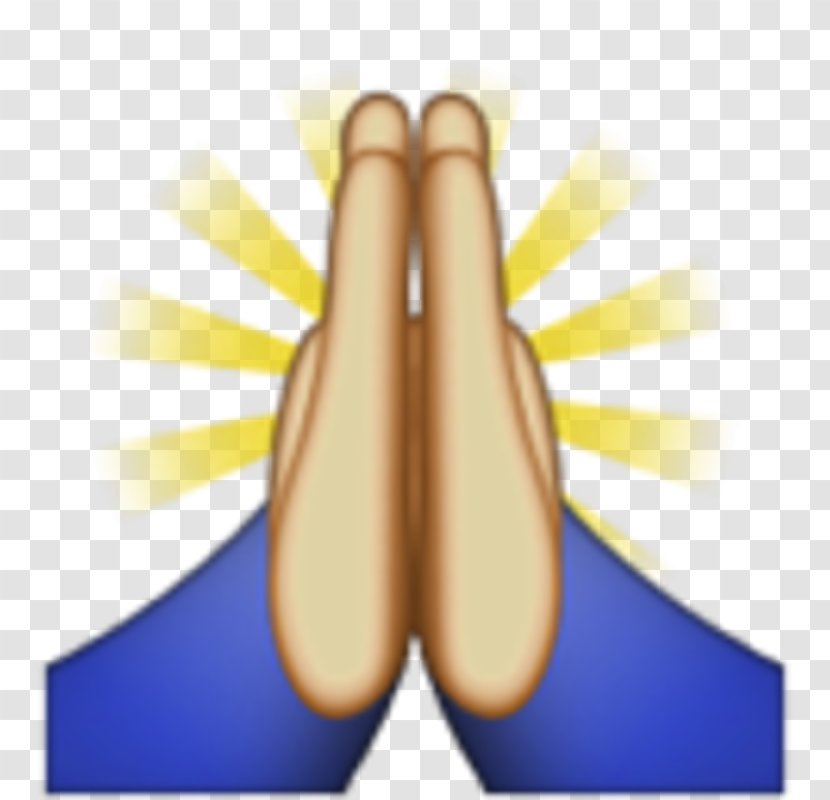 Praying Hands Emoji Prayer High Five - Shoulder - Folded Together Transparent PNG