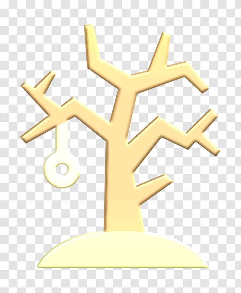 Gallows Icon Halloween Horror - Symbol - Symmetry Tree Transparent PNG