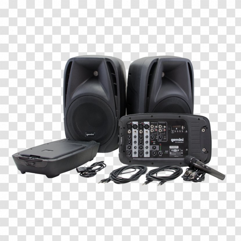 Public Address Systems Gemini ES-210MXBLU Loudspeaker Audio Mixers - Facebook Market Transparent PNG