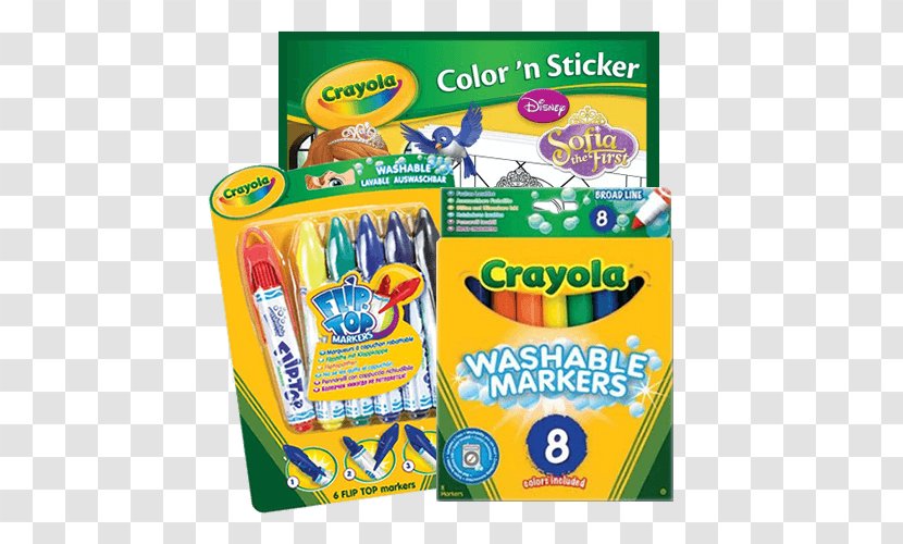 Crayola Marker Pen Colored Pencil Paint - Processed Food Transparent PNG