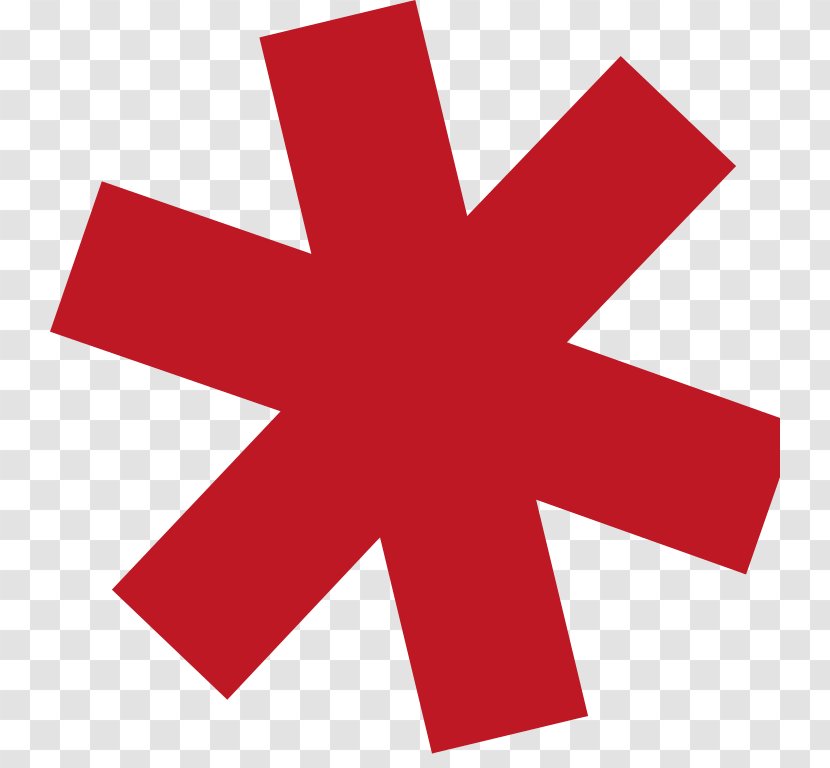 Asterisk Clip Art - Logo - Red Chili Transparent PNG