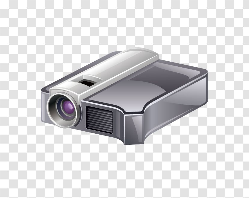 Multimedia Projectors Vector Graphics Adapter Image - Electronic Device - Output Transparent PNG