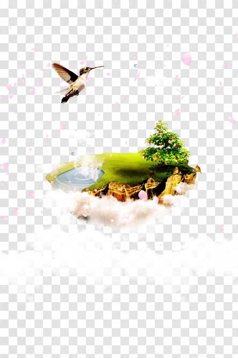 Icon - Yellow - Suspended Island Transparent PNG