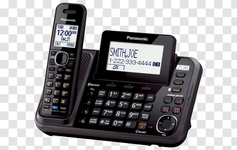 Cordless Telephone Mobile Phones Handset Digital Enhanced Telecommunications - Communication Device Transparent PNG