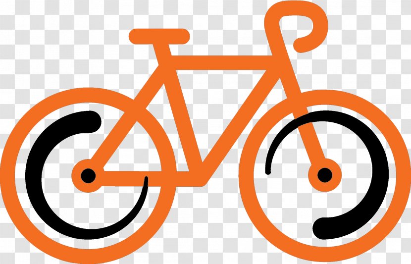 Electric Bicycle Cycling Mountain Bike Sharing System - Orange Transparent PNG