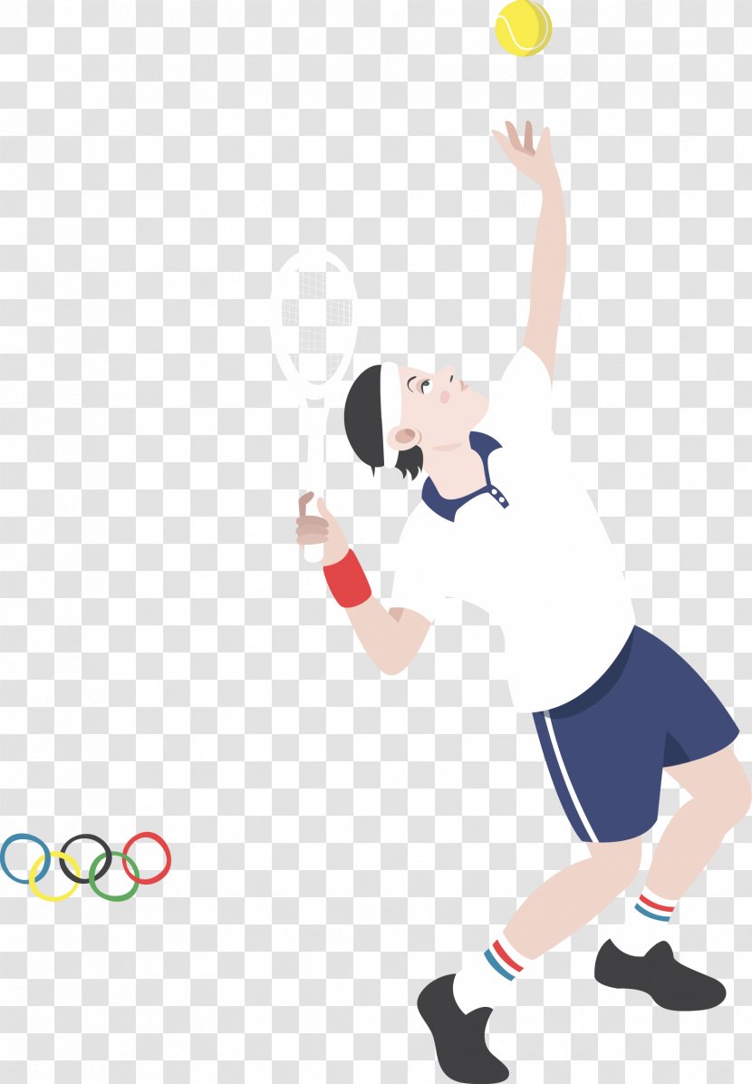 Tennis Illustration - Football - Vector Hand-painted Transparent PNG