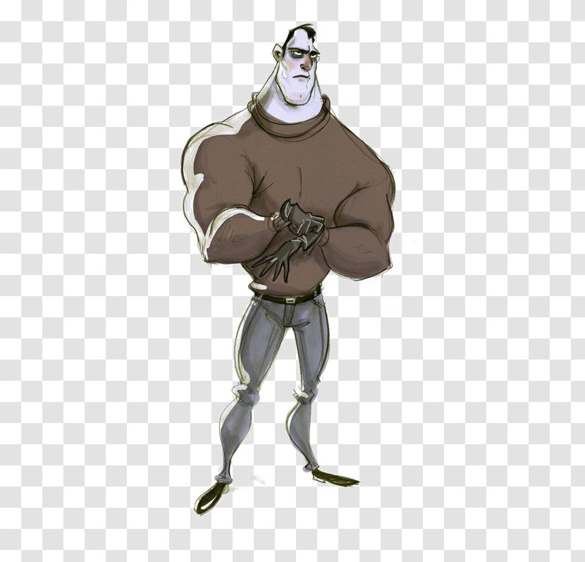 Cartoon Drawing - Costume Design - The Man Transparent PNG