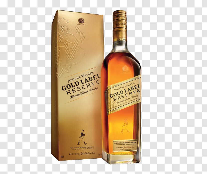 Scotch Whisky Blended Whiskey Liquor Malt - Alcoholic Beverage - Johnny Walker Transparent PNG