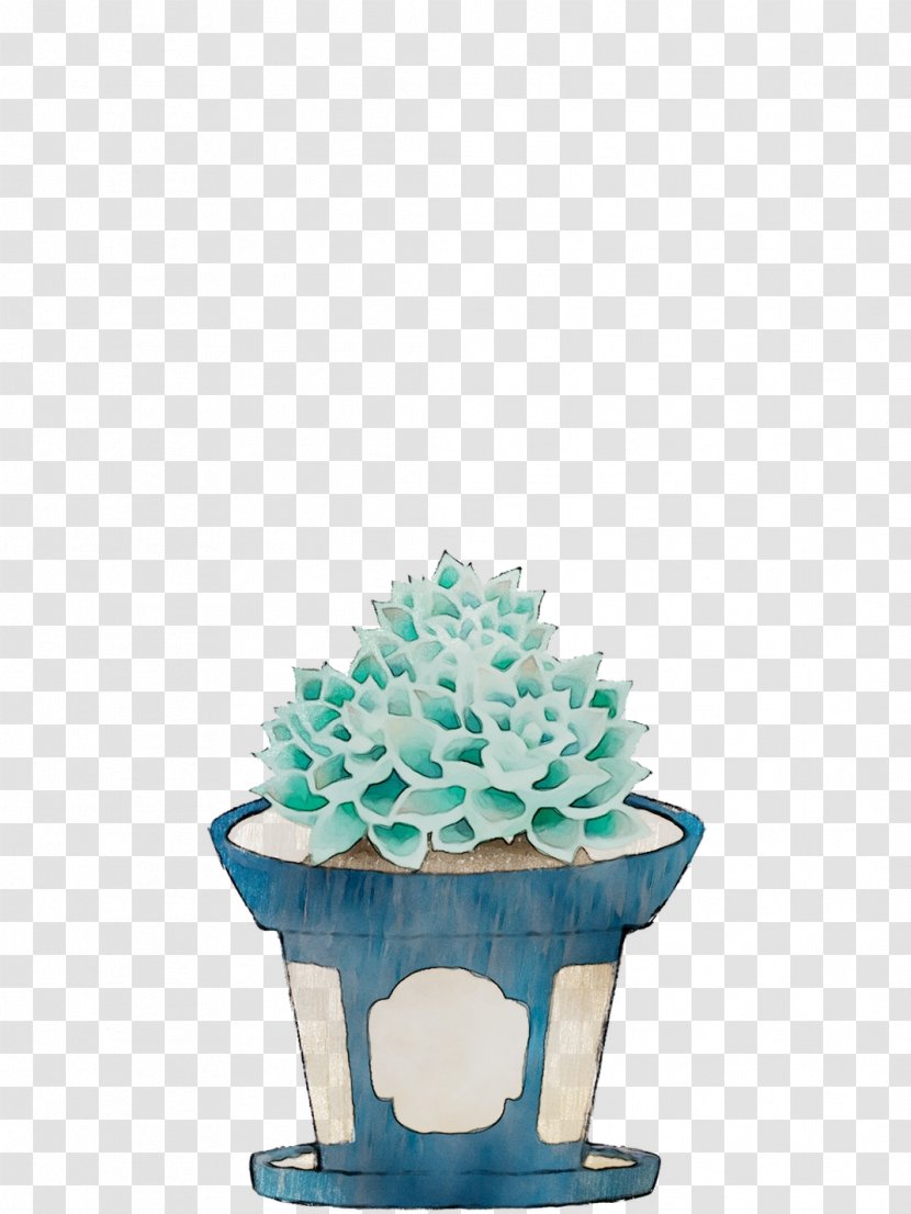 Cake Decorating Baking Succulent Plant Flowerpot - Hydrangea Transparent PNG