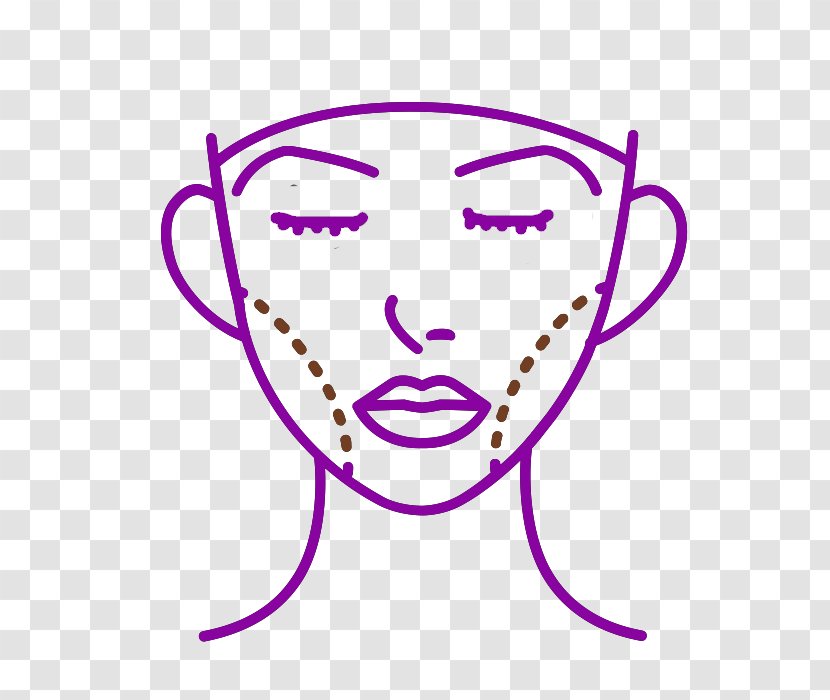 Medicine Cartoon - Rhytidectomy - Magenta Smile Transparent PNG