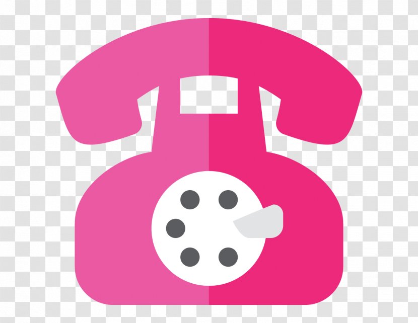 Doris Wagner Cosmetics Telephone Clip Art - Pink - Hand-painted Transparent PNG