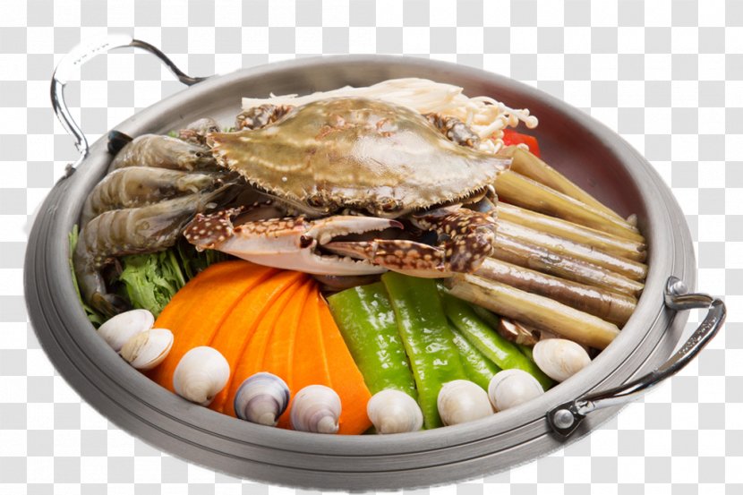 Crab Seafood Hot Pot Osechi Chinese Cuisine - Korean Food Transparent PNG