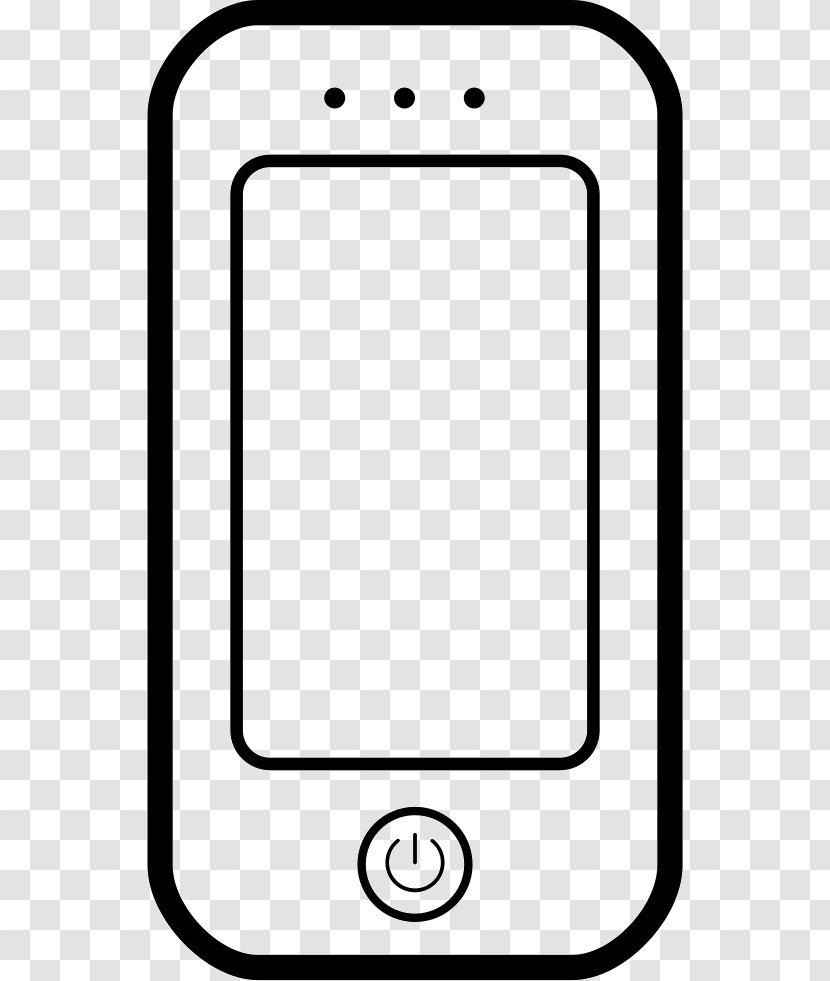 Mobile Phone Accessories Line Angle Font Product Design - Rectangle - Handphone Outline Transparent PNG