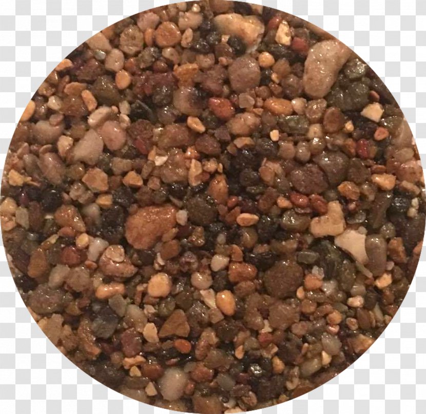 Gravel Pebble Material Mixture - Amber Transparent PNG