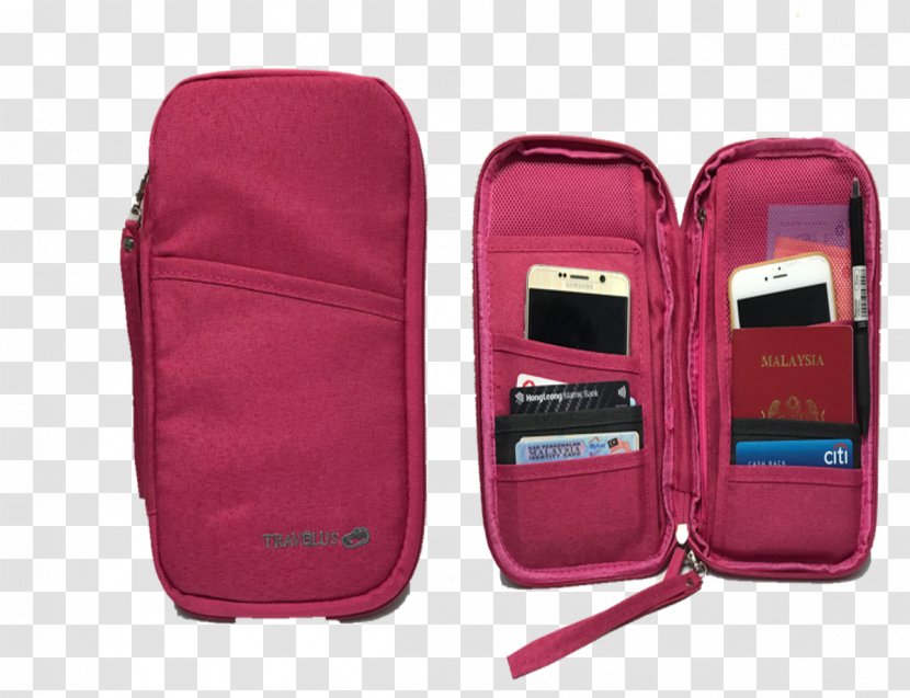 Handbag Fashion Travel Zipper - Frame - Passport Hand Bag Transparent PNG