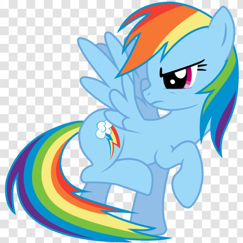 Rainbow Dash Rarity Applejack My Little Pony - Cartoon Transparent PNG