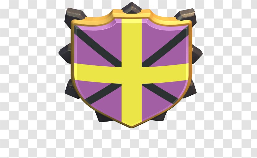 Clash Of Clans Royale Clan Badge Symbol Pattern - Purple Transparent PNG