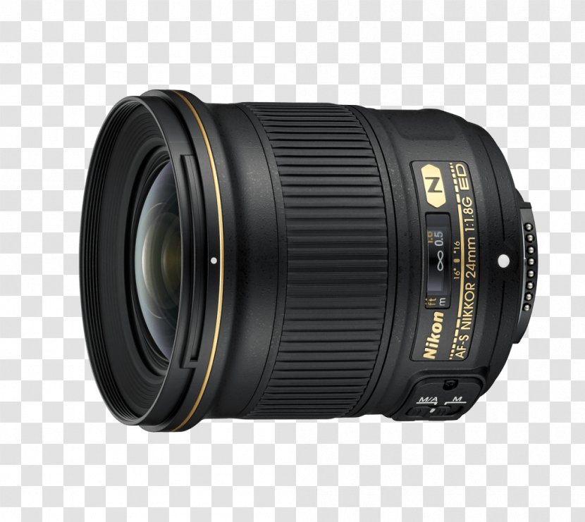 Nikon AF Nikkor 50 Mm F/1.8D AF-S DX 35mm F/1.8G 24mm ED Camera Lens - Af F18d Transparent PNG