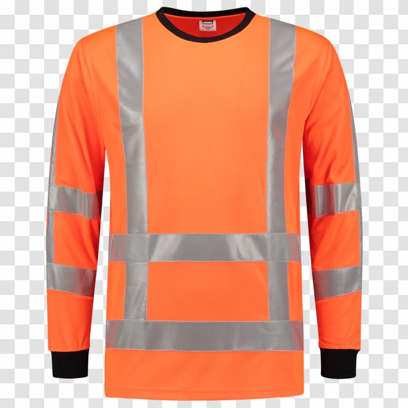 T-shirt Sleeve Workwear High-visibility Clothing - Iso 20471 - Protective Transparent PNG