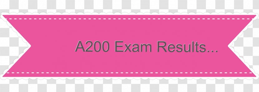 Pink Ribbon PhotoScape Clip Art - Document - Exam Results Transparent PNG