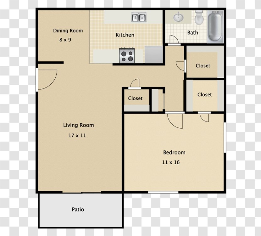 The Landmark Apartment Renting Enclave Room - For Rent Media Solutions Transparent PNG