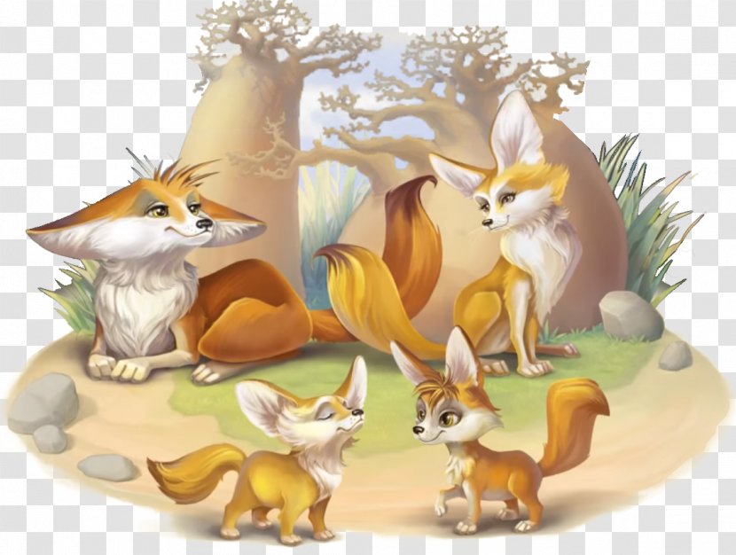 Township Fennec Fox Red Animal Transparent PNG
