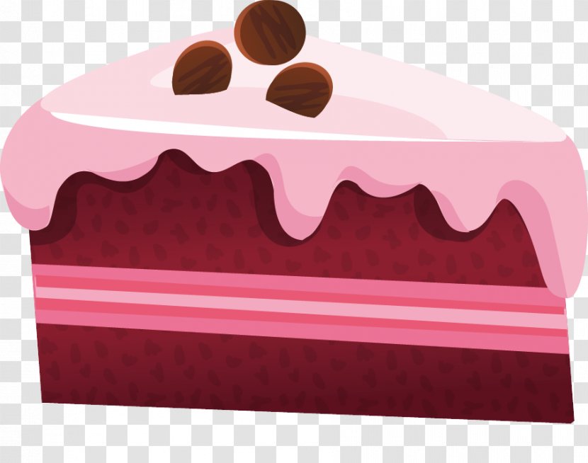 Torte Cupcake Pastel Torta Cream - Baking - Cartoon Pink Cake Transparent PNG