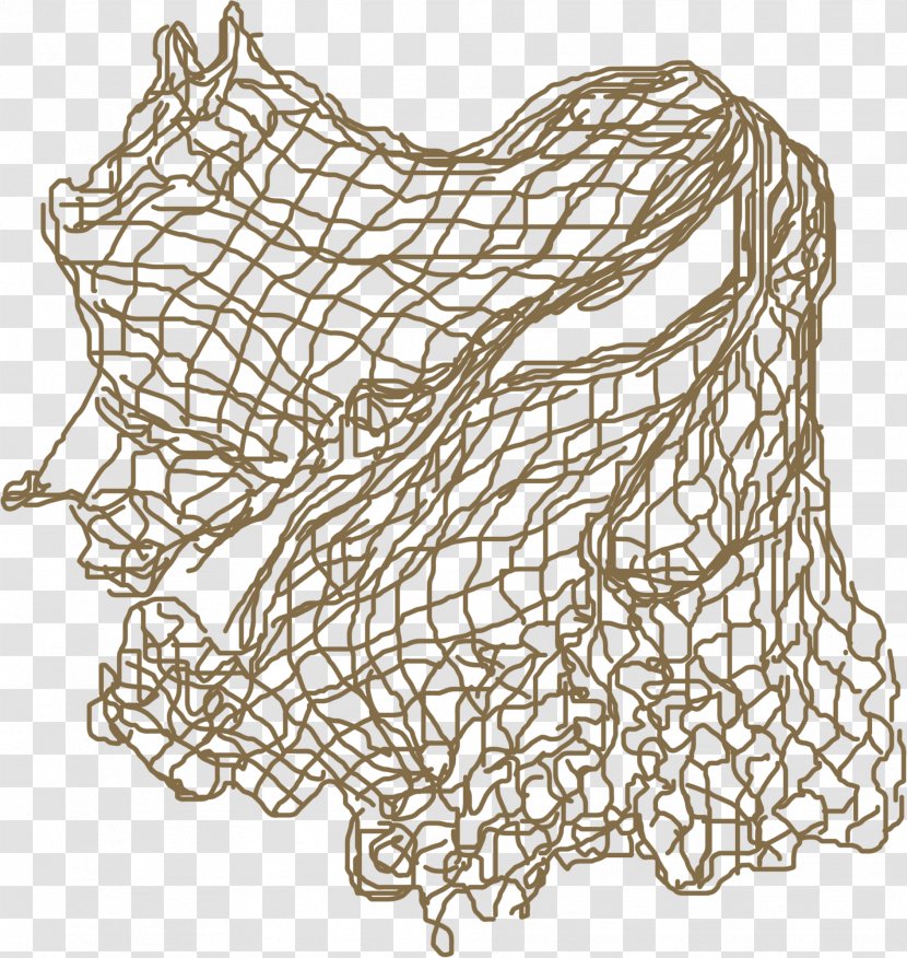 Hand-painted Fishing Nets - Spearfishing - Net Transparent PNG