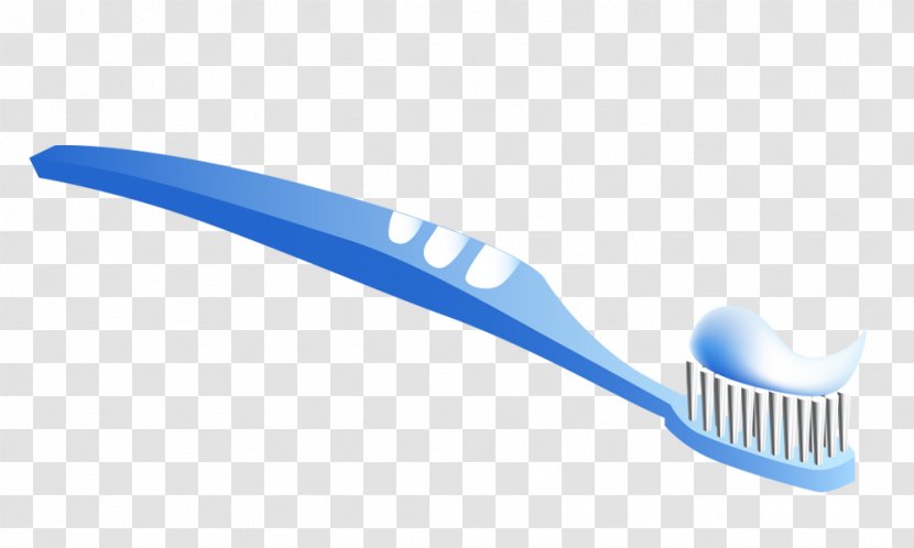 Toothbrush Toothpaste - Blue Transparent PNG